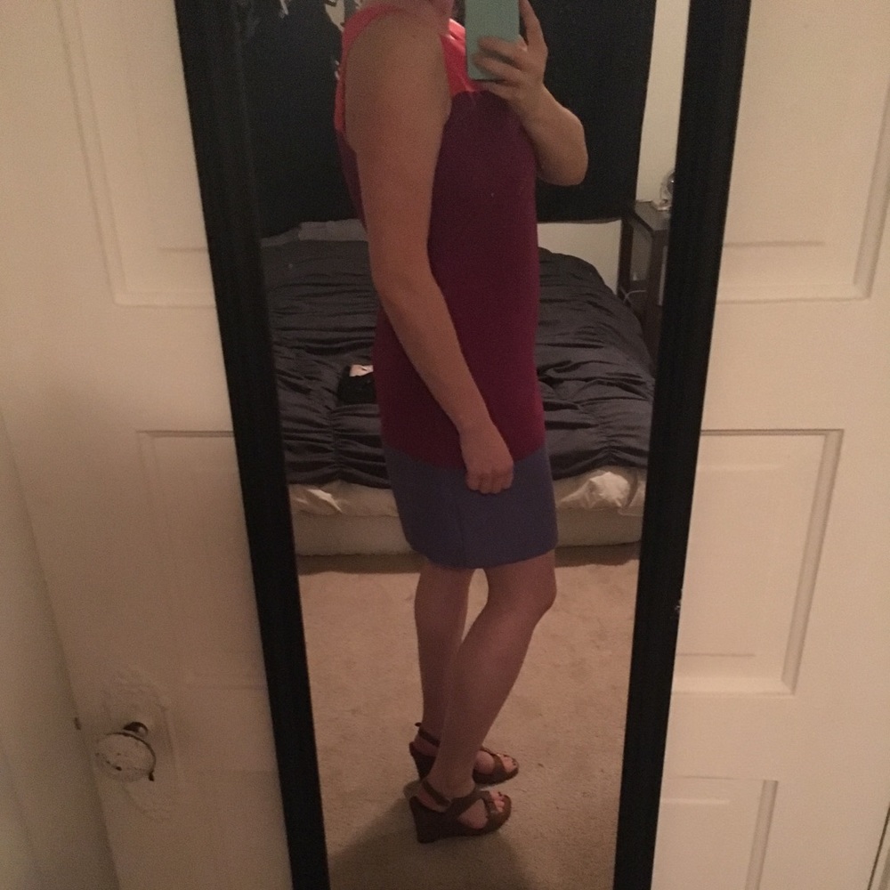 Colorblock Tweed Dress - Picture 7 of 8